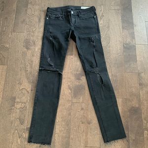 Woman’s Designer Diesel Distressed Jeans